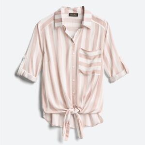 Tompkins Tie Front Top